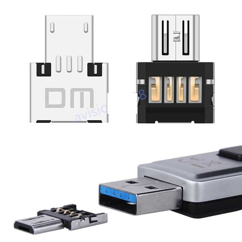 Переходник OTG micro usb type-C usb IPhone aux