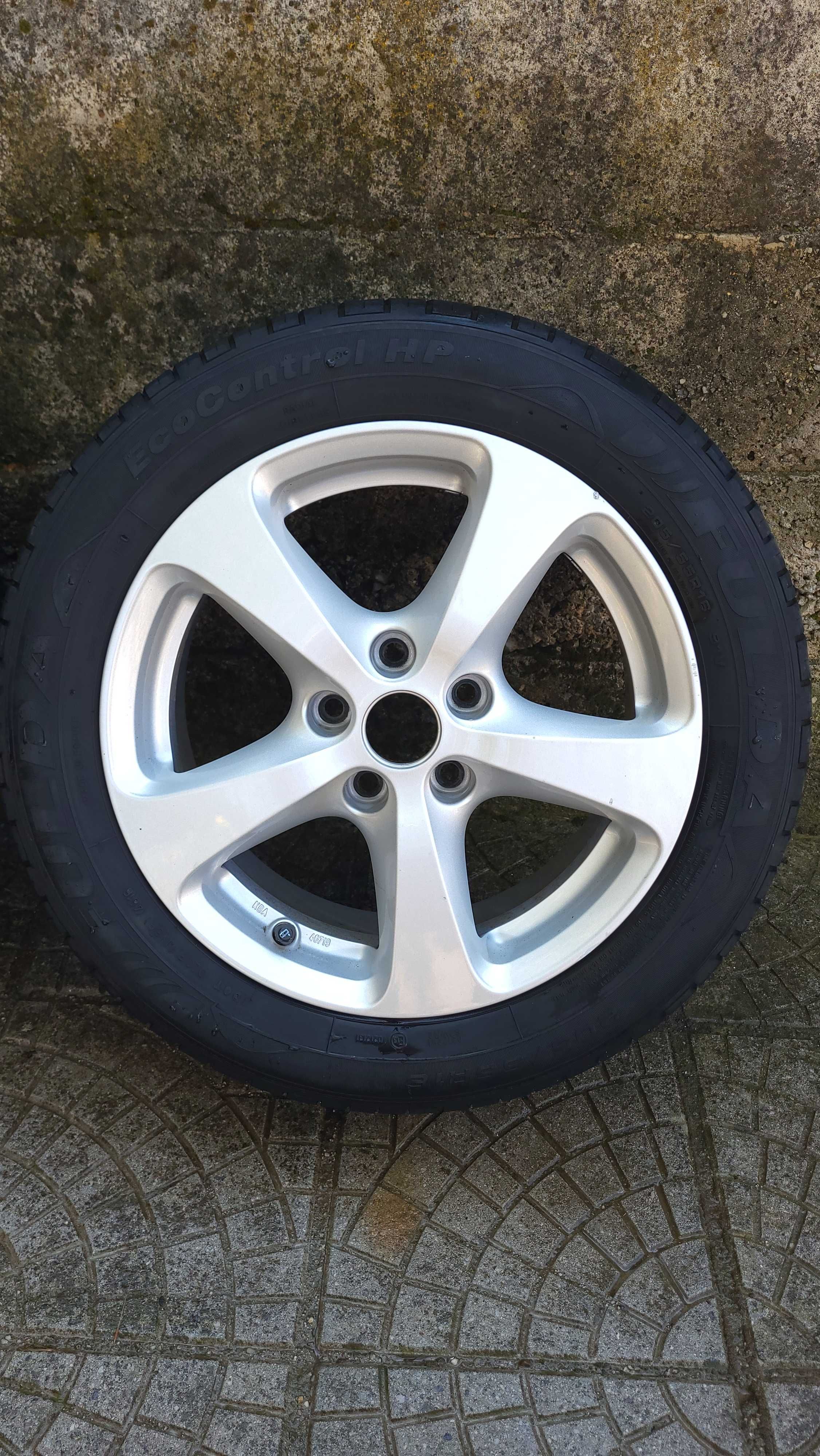 Джанти 16" 5x108 Borbet CC с летни гуми Fulda EcoControl HP 205/55/16