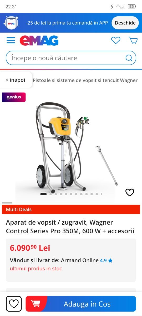 Zugrăvim profesional cu pompa