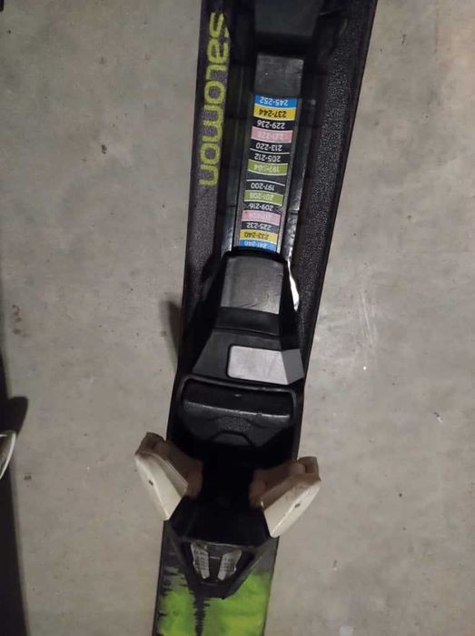 Schiuri Salomon Copii 7-8 ani SH SnowCenter Cluj Negru Verde