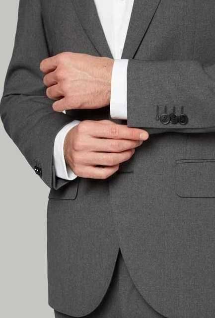 Sacou blazer slim 48 M de lux Boggi Milano lana Vitale Barberis fina