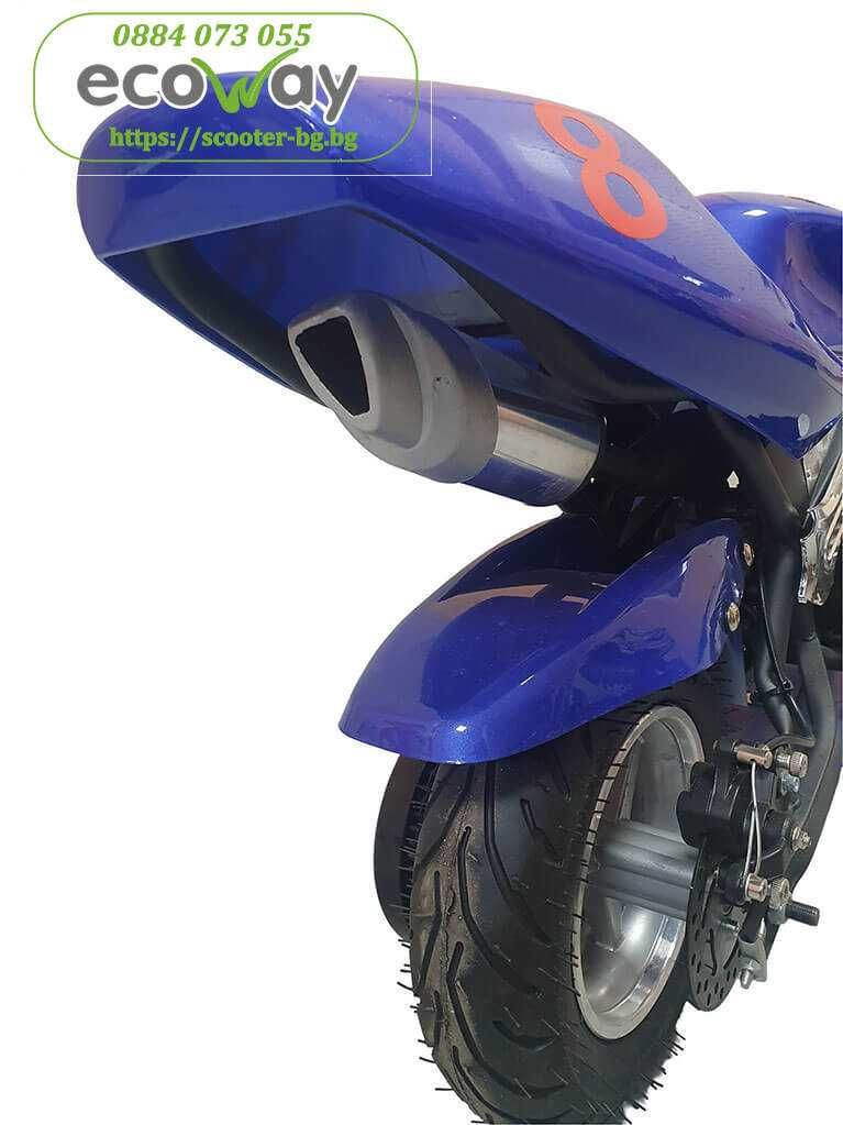 Детски бензинов пистов мотор EcoWay P7-01 Pocket bike 49CC/30km/h