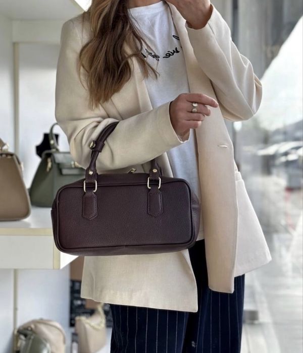 Трендовая кожанная сумка в стиле miu miu.Италия.