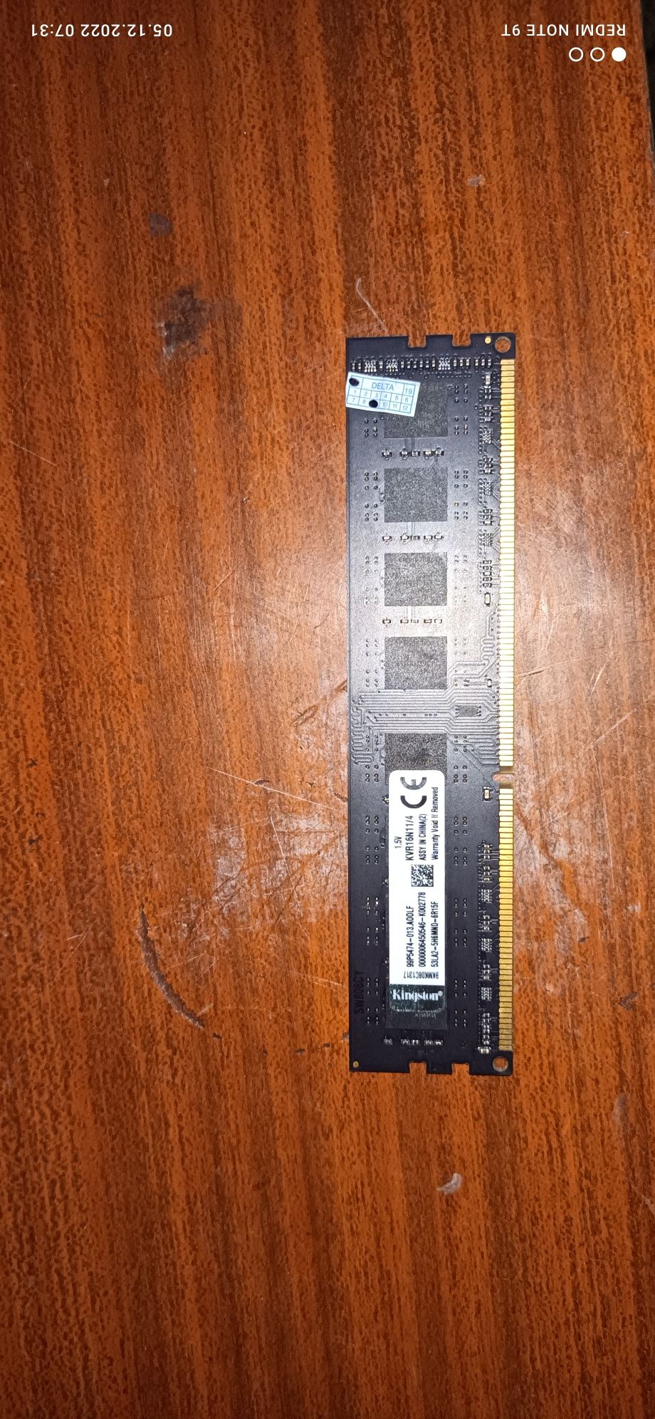 Kingston 4GB  DDR3 operativka