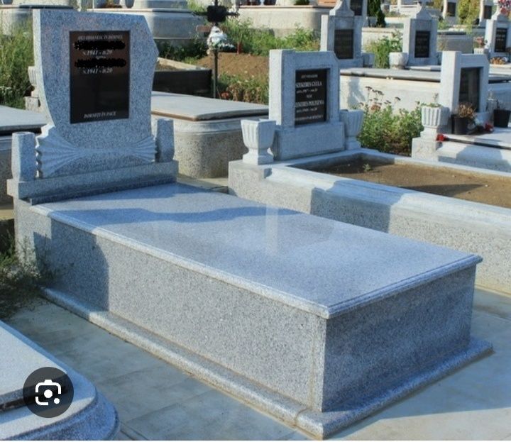 Morminte, placări cu marmura granit, turnări borduri
