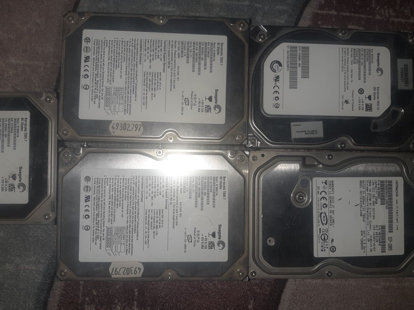 Hard disk diferite capacități si bonus memorii ram