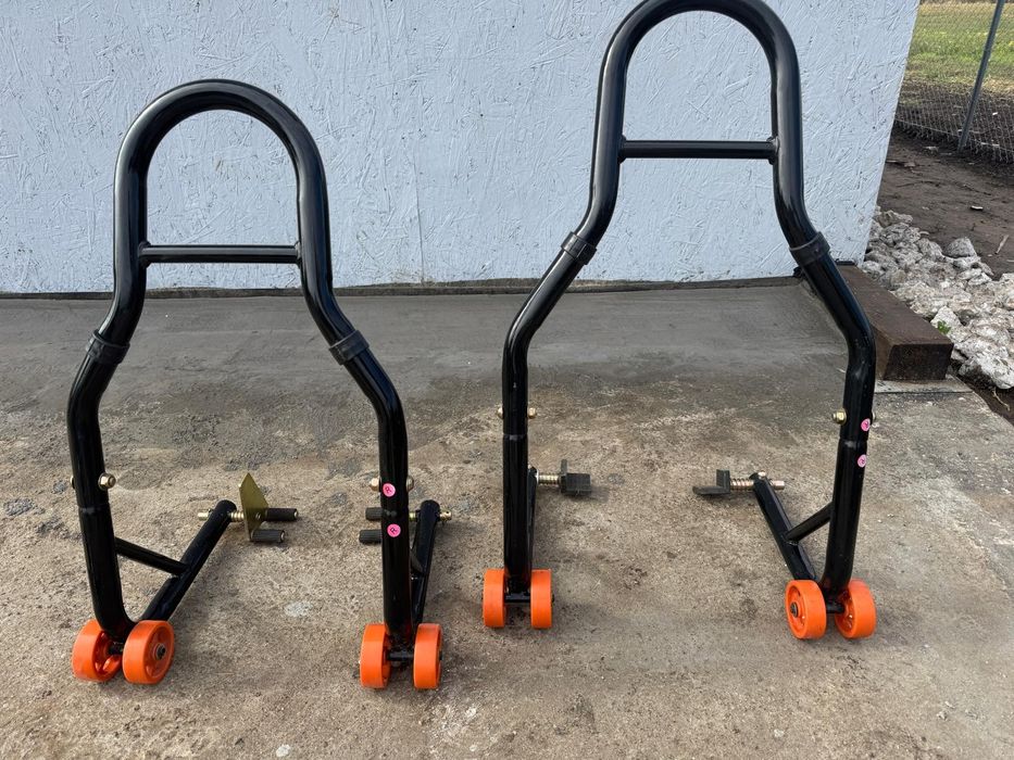 SET 2 suporturi pentru motocicletă -combo Fata +Spate