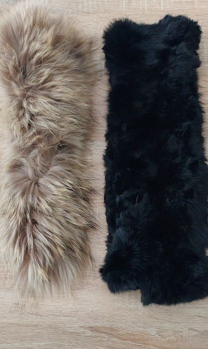 Дамски яки от естествен косъм ,за яке ,палто