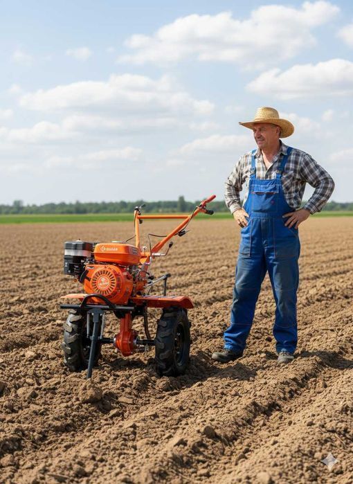 Бензиновый мотоблок QAZAR C поддержкой навесного оборудования