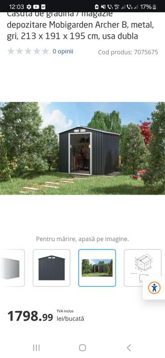 Magazie depozitare casuta