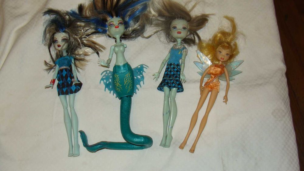 Монстер хай,уингс,братц, Барби