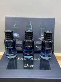 Dior Sauvage 3 в 1 набор