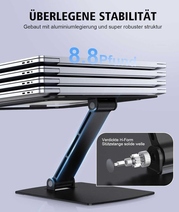 Suport/stand Laptop, Inaltime reglabila, metalic REDUS de la 240RON
