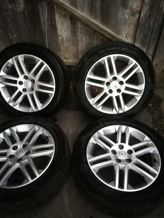 4 jante + cauciucuri opel vectra c  noii