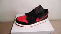 Jordan 1 low/ black,gym red,sail -  41