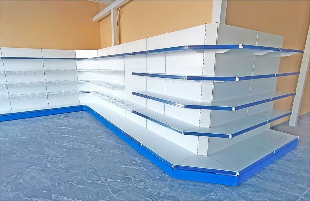 Prefabrik tokchalar. Торговые стеллажи из металла