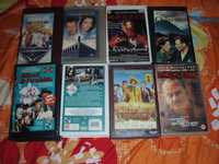 Casete video VHS originale cu film, majoritatea in engleza
