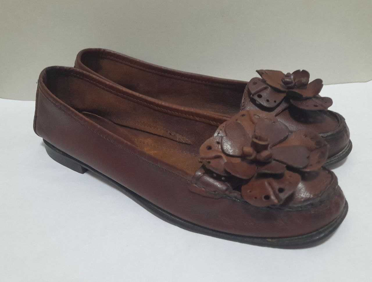 Туфли Лодочки Балетки 36,5р / Romolo Remo / Hand made / Made in Italy