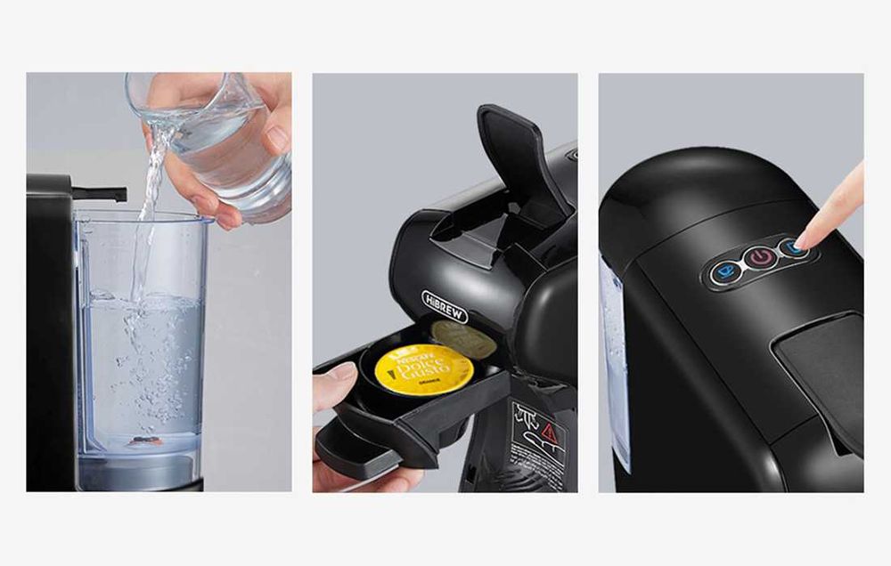 Кафемашина HiBREW H1A,4 в 1,Гаранция