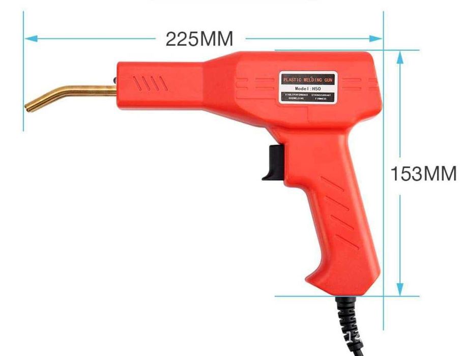 OFERTA Trusa Aparat Pistol De Lipit Plastic 50W, 200 cleme, Produs NOU