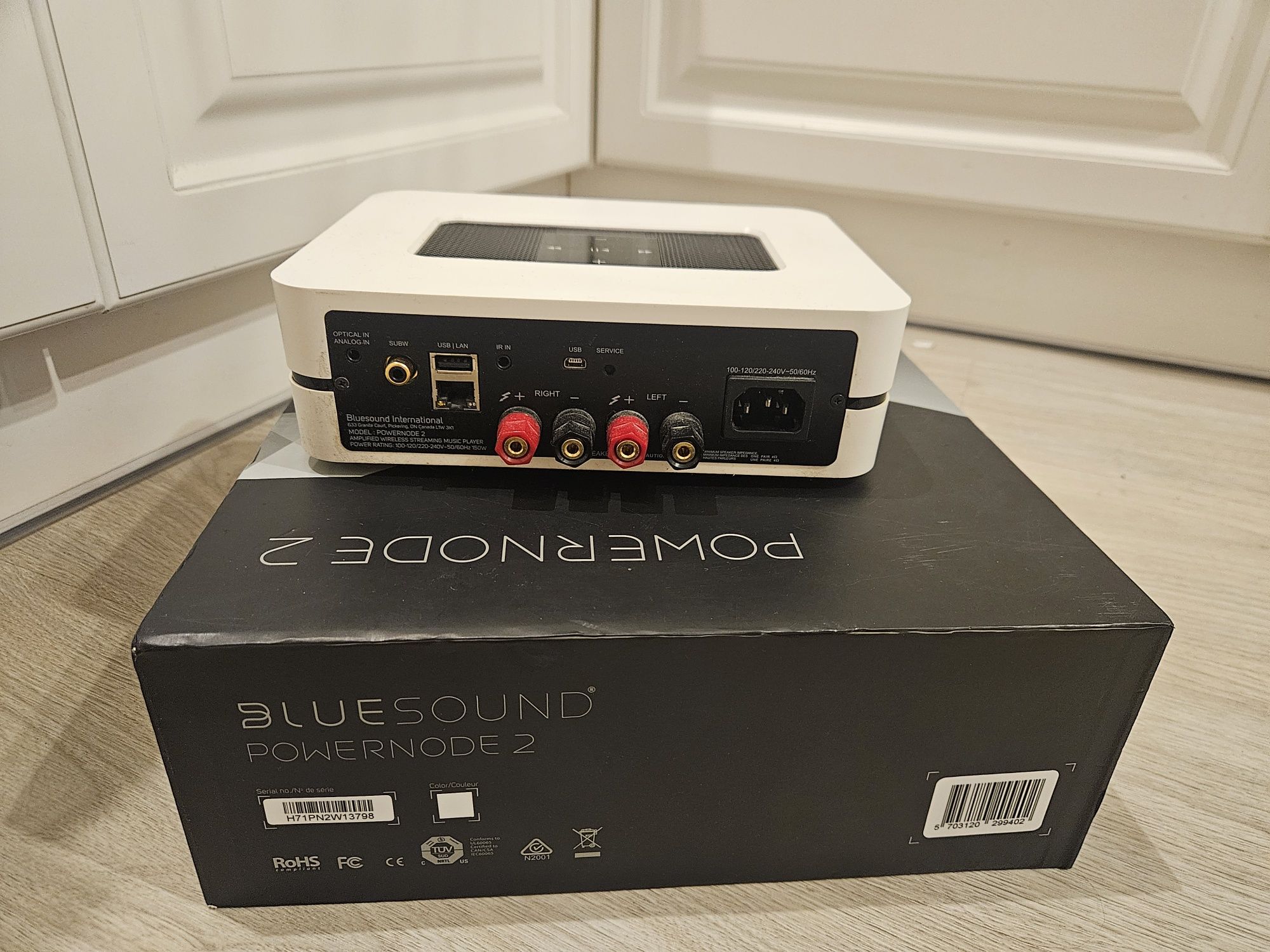 Bluesound Powernode 2 la cutie Amplificator Streamer DAC MQA