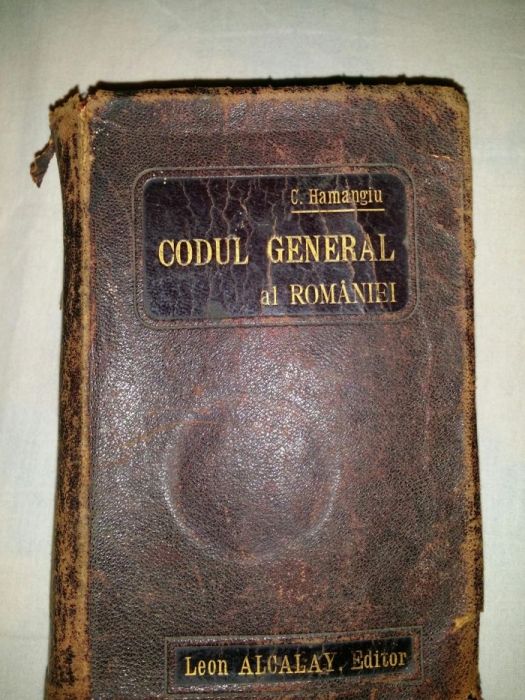 Codul general al Romaniei1861-1900