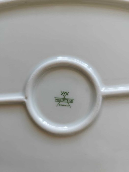 Немски порцеланово плато от Митертайх, Бавария, Германия