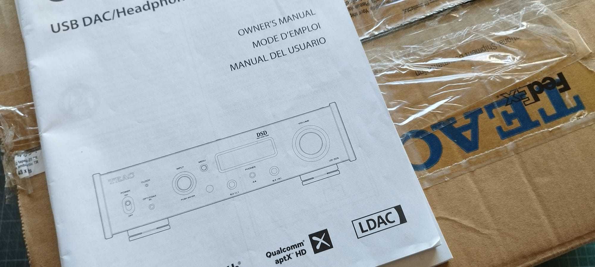 DAC, Preamplificator si Amplificator casti TEAC UD 505