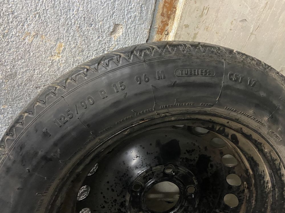 Резервна гума 5x120, патерица 5x120 за БМВ е46 оригинална BMW e46