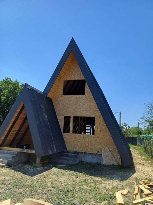 Facem cabane din lemn stil a