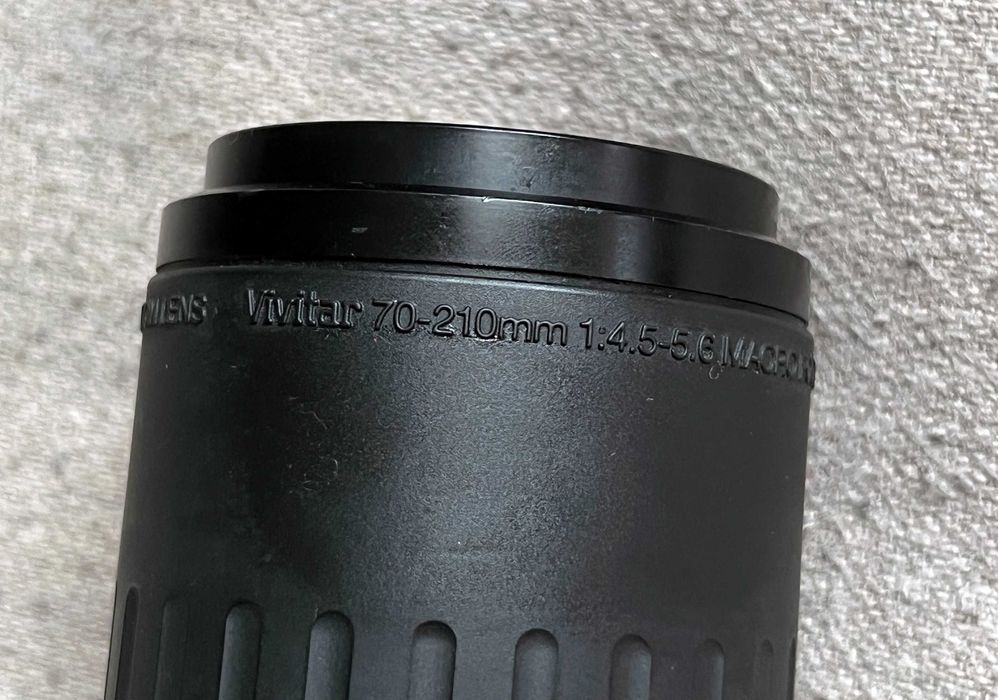 Obiectiv Vivitar 70-210mm f/4.5-5.6 MC Macro Zoom, montură Pentax K