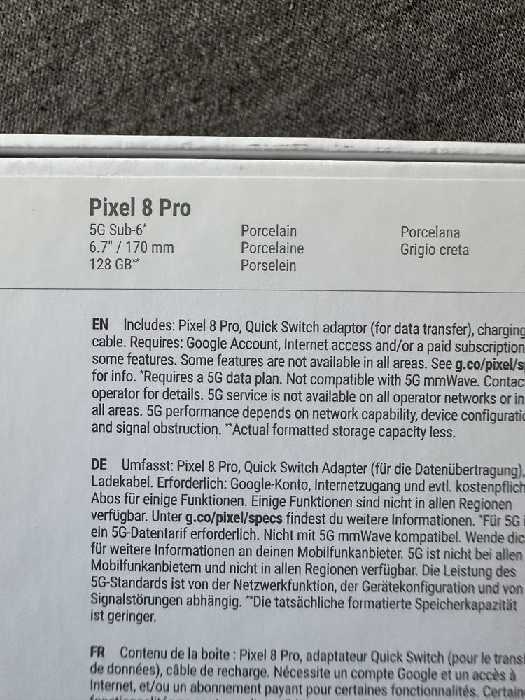 Google Pixel 8 Pro 5G 128GB