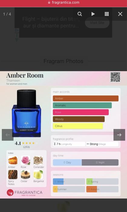 Thameen Amber Room Extract de Parfum 100 ml