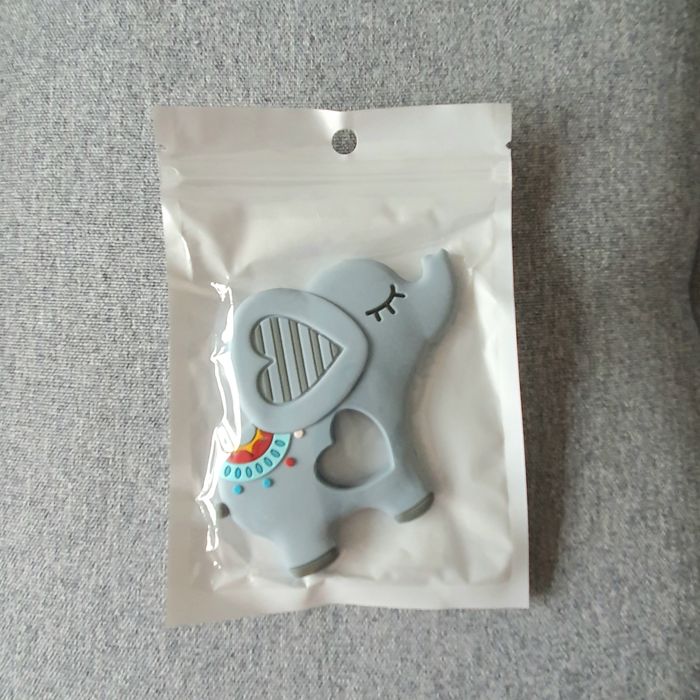 Jucarie pentru dentitie, din silicon alimentar pentru bebelus- 4 buc.