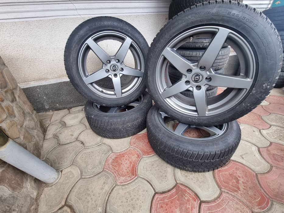 Jante (împreună cu cauciucuri de iarnă) Audi, dimensiuni 225/50 R17