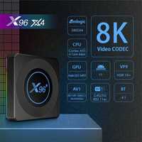 Тв бокс  X96-X4 Amlogic S905X4 5Ghz Dual WF Android 11.0 AV1 TV box