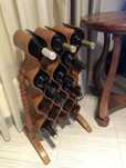 Дизайнерска стойка за вино Legnoart Bottle Rack