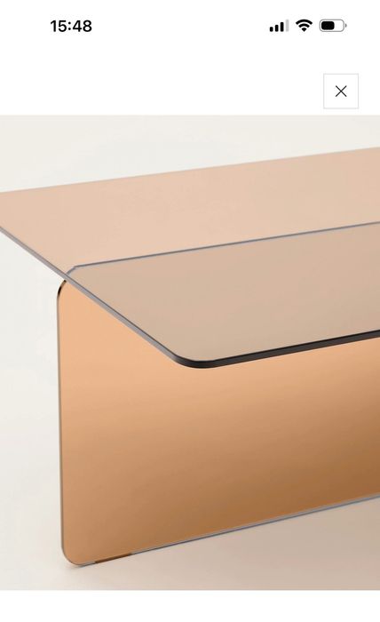 Стъклена холна маса “Zaren” от Kave Home