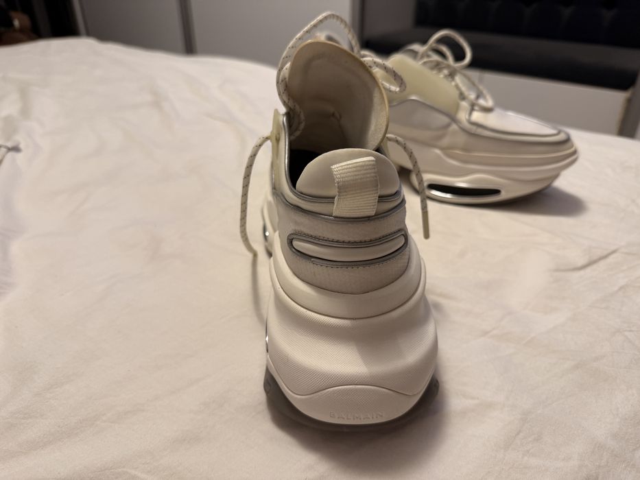 Adidasi B-bold sneakers in white balmain 43