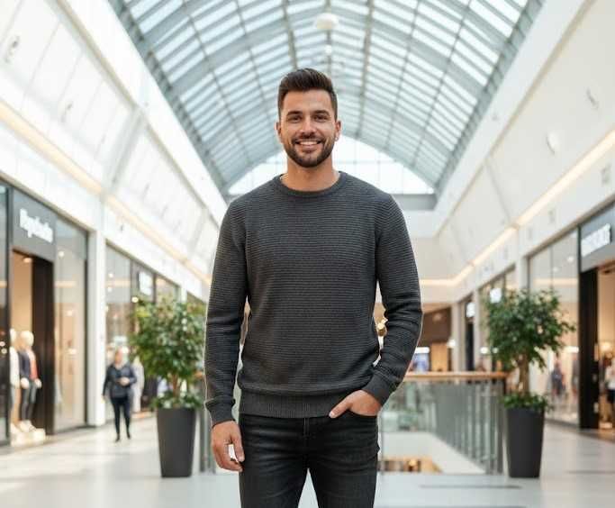 Pulover Pull & Bear, croială Slim Fit – Mărimea S