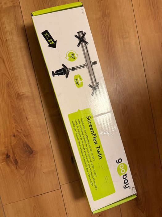 Suport 2 monitor computer - Goobay Screenflex Twin