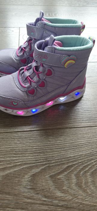 Светещи ботушки Skechers 26, Timberland 26