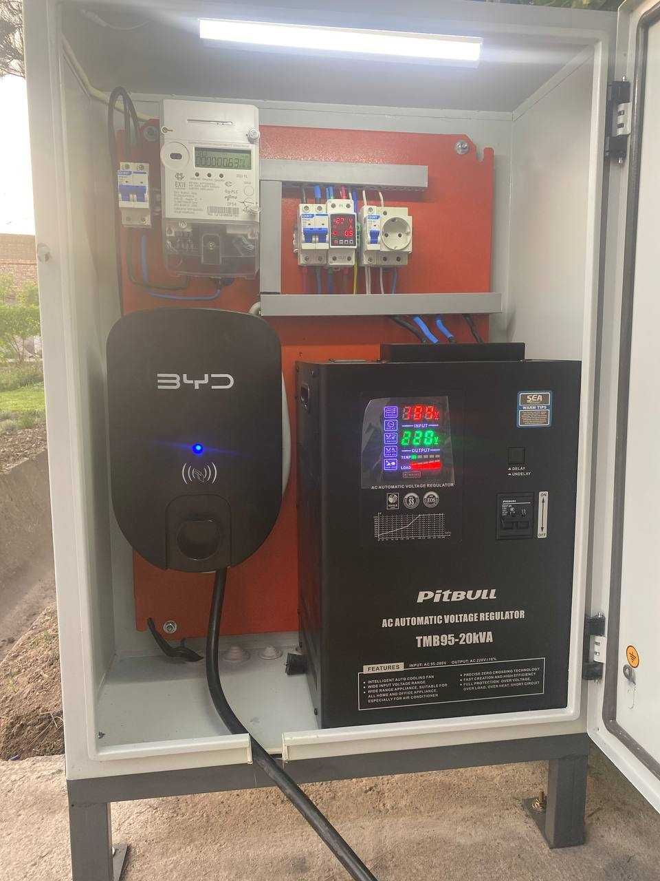 Электромобиль зарядная станция | elektromobil zaryadka ustanovka ф-7