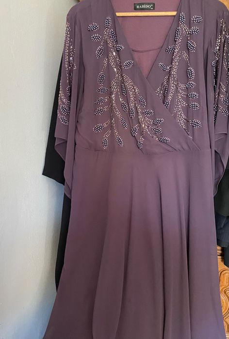 Rochie ocazie mov cu aplicatii masura mare (48)