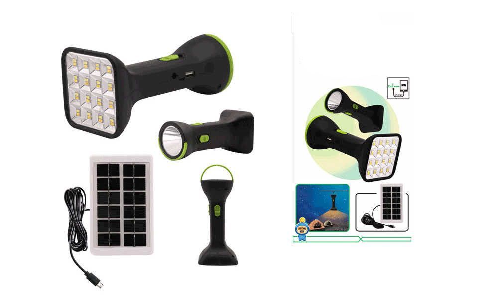 Lanterna LED IdeallStore, Solar Friend, 2 moduri iluminat, panou solar