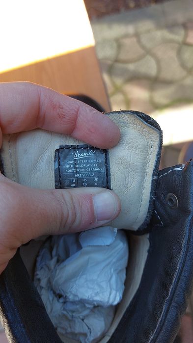 Ghete piele naturala Brandit