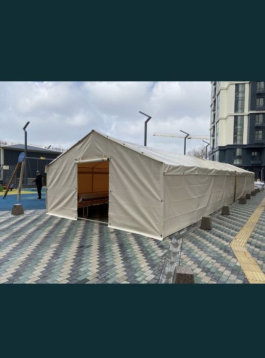 Аренда палатки на 60-100 человек в комплекте с посудой,  казан ошақ, г