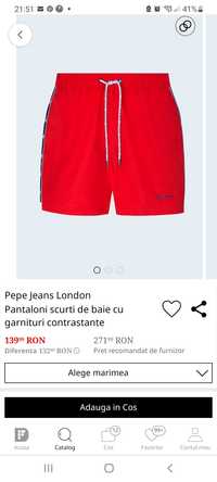Pantaloni baie Pepe Jeans