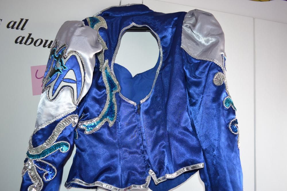 Sacou majoreta baschet, costum disco