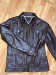 Geaca piele Tommy Hilfiger